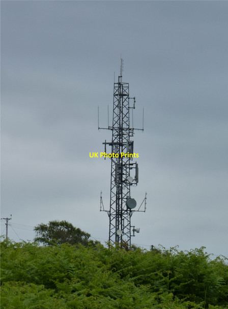 Photo 6"x4" Telecoms mast East Suisnish c2012
