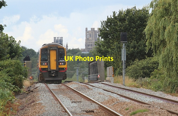 Photo 6"x4" Railway Bridge over the Great Ouse Ely\/TL5480 c2012