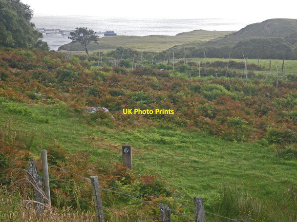 Photo 6"x4" Looking over the valley of Totaig Burn D\u00f9n Colbost c2012