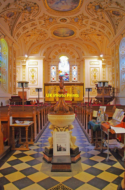 Photo 6"x4" St. Michael and All Angels Church (3) - interior looking east, Great Witley Structon's Heath c2012