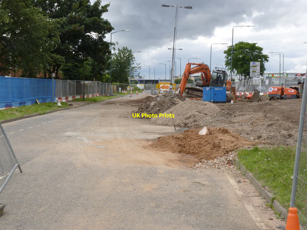 Photo 6"x4" Working site on Meadows Way West  West Bridgford c2012