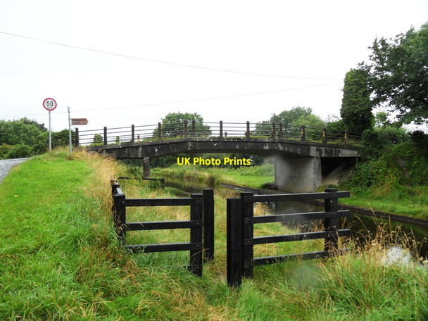 Photo 6"x4" Becans Bridge on the Grand Canal near Rahan, Co. Offaly Rahan c2012