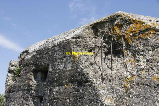Photo 6"x4" Strengthening in the pillbox Lechlade on Thames c2012