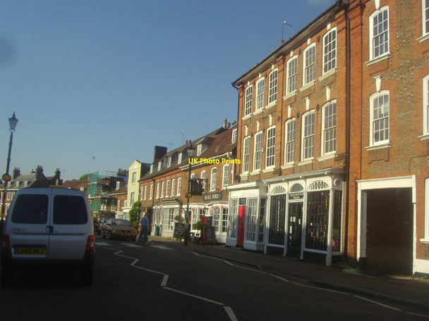 Photo 6"x4" High Street Woburn Birchmoor Green c2012