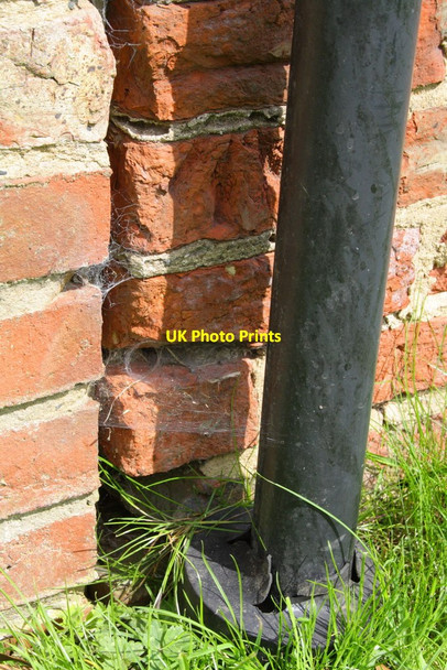 Photo 6"x4" Benchmark on Mill House, Rose Cottage Farm Northallerton c2012