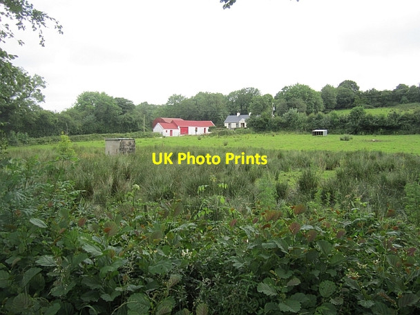 Photo 6"x4" Farm amongst the drumlins Magheracloone c2012