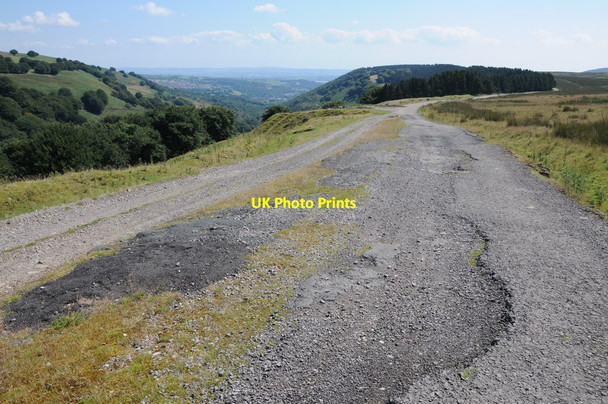 Photo 6"x4" Track above Cwm Du Abertillery\/Abertyleri c2012