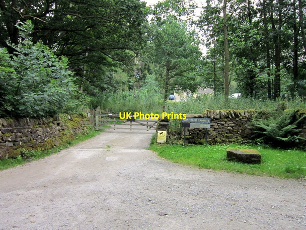 Photo 6"x4" The entrance to North Lees campsite Hathersage c2012