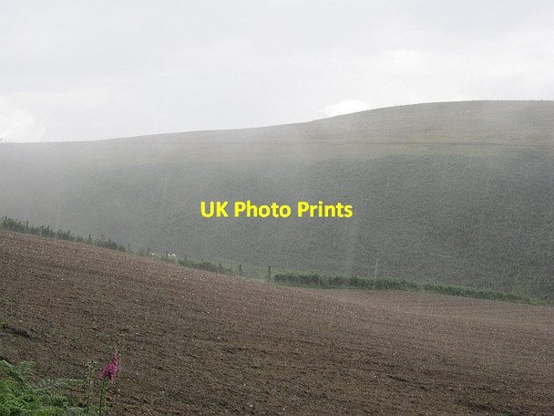Photo 6"x4" Cultivated fields, Abbeycwmhir Abbeycwmhir c2012
