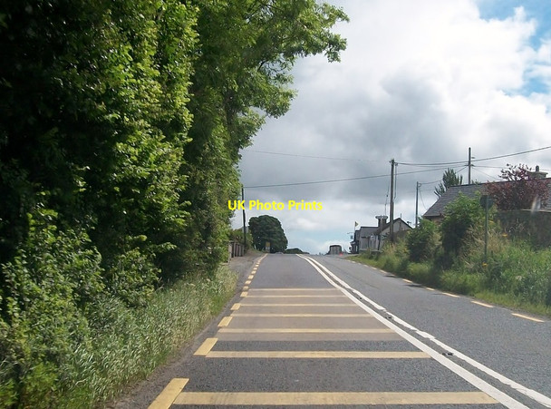 Photo 6"x4" Approaching the Annaghvacky Cross Roads on the N53 Hackballs Cross c2012