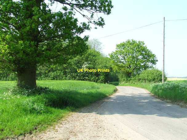 Photo 6"x4" Country Road Fenstead End c2012