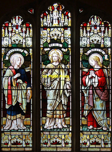 Photo 6"x4" St Mary, Pakenham - Stained glass window Pakenham c2012 P1
