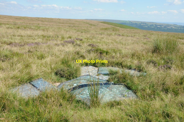 Photo 6"x4" Glass dumped on Byrgwm Abersychan c2012