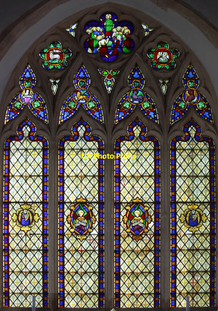 Photo 6"x4" St Peter & St Paul, Newchurch - Stained glass window Newchurch\/TR0531 c2012