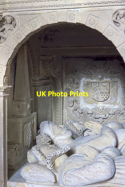 Photo 6"x4" St Mary's church, Bruton - Berkeley tomb (detail) Bruton c2012