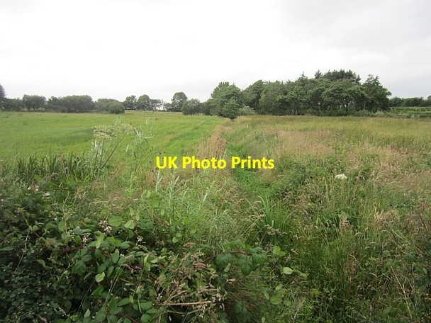 Photo 6"x4" Drainage ditch, Creavy Castlehill\/G1212 c2012