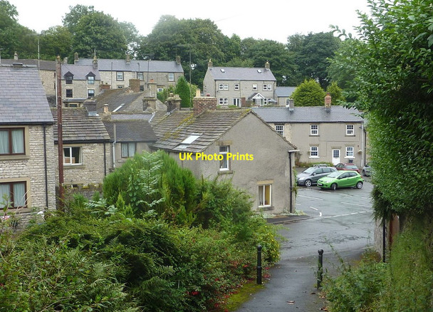 Photo 6"x4" Village scene, Tideswell Tideswell c2012