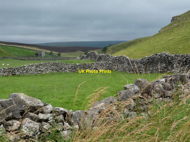 Photo 6"x4" Dam Dale, looking up the valley Hardgatewall c2012