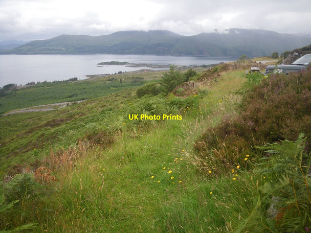 Photo 6"x4" Coastal terrace scrubland along the Sound of Sleat Allt a' Ghoirtean c2012