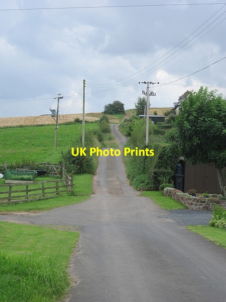 Photo 6"x4" Farm road, Easter Wooden Eckfordmoss c2012