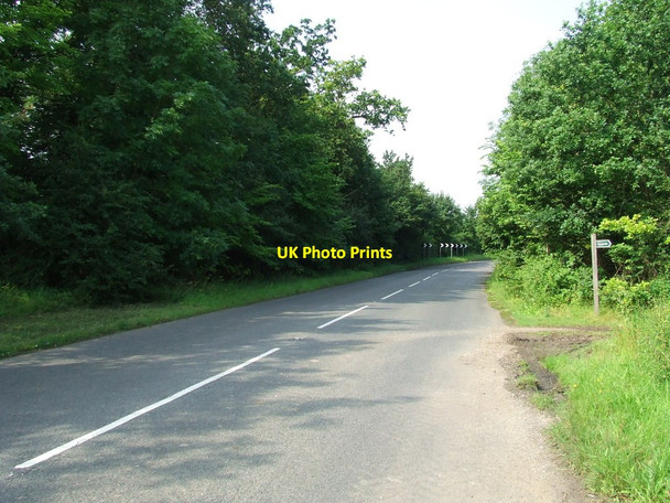 Photo 6"x4" Footpath Sign Brockdish c2012