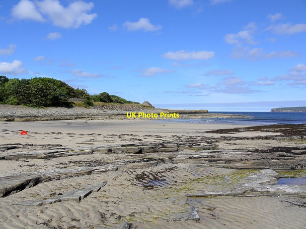 Photo 6"x4" Rocky shore at Dunnet Bay Castletown\/ND1967 c2012