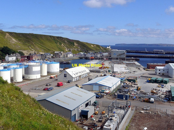 Photo 6"x4" Scrabster Harbour Thurso c2012