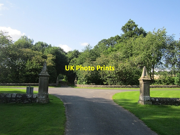 Photo 6"x4" Drive exit, Monteviot House Ancrum c2012