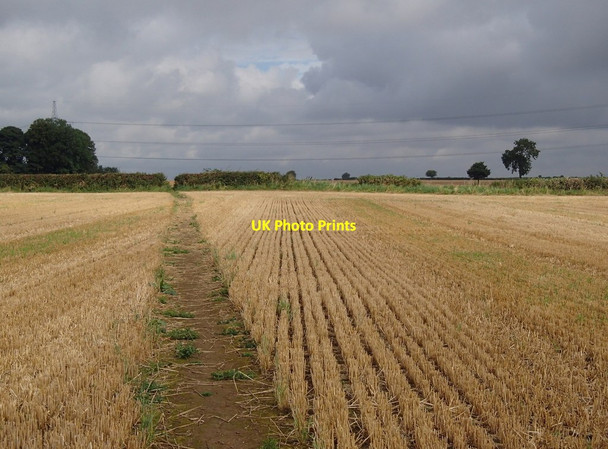 Photo 6"x4" Footpath north of Glapwell Glapwell c2012