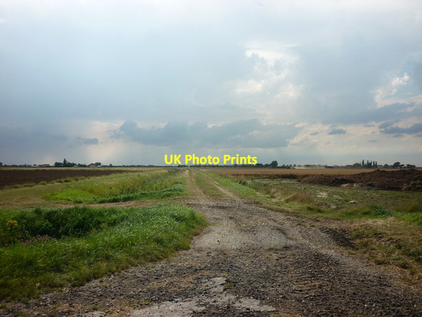 Photo 6"x4" A path leading to Amber Hill Hedgehog Bridge c2012