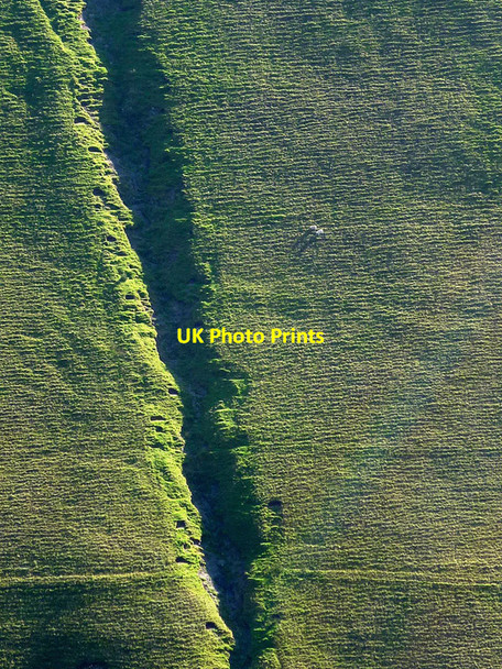 Photo 6"x4" A gully on Arant Haw Howgill\/SD6396 c2012