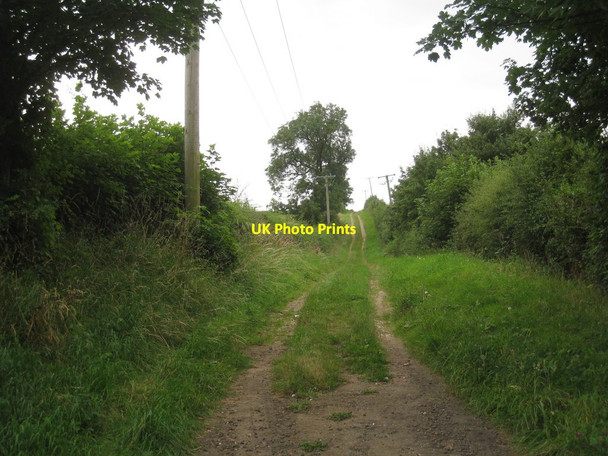 Photo 6"x4" Bridleway to Asterby Top Farm Asterby c2012