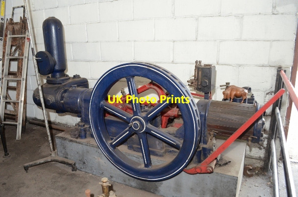Photo 6"x4" Small Steam Pump - Bressingham Gardens Bressingham c2012