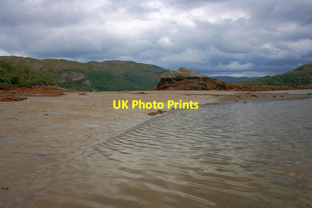 Photo 6"x4" Low Tide, Loch Moidart Invermoidart c2012