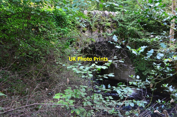 Photo 6"x4" Stone footbridge over the South Esk, Arniston Temple\/NT3158 c2012