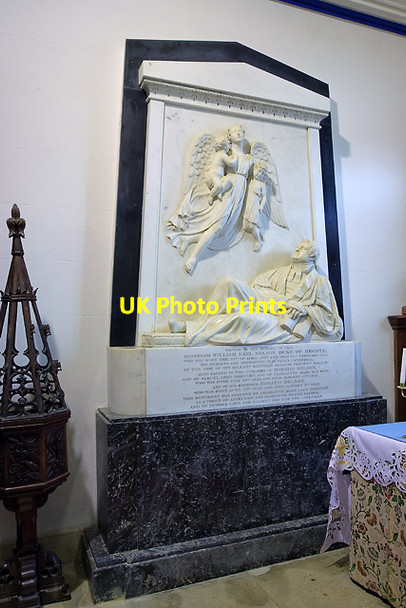 Photo 6"x4" St Thomas's church, Cricket St Thomas - monument to the Duke of Bronte Cricket St Thomas c2012