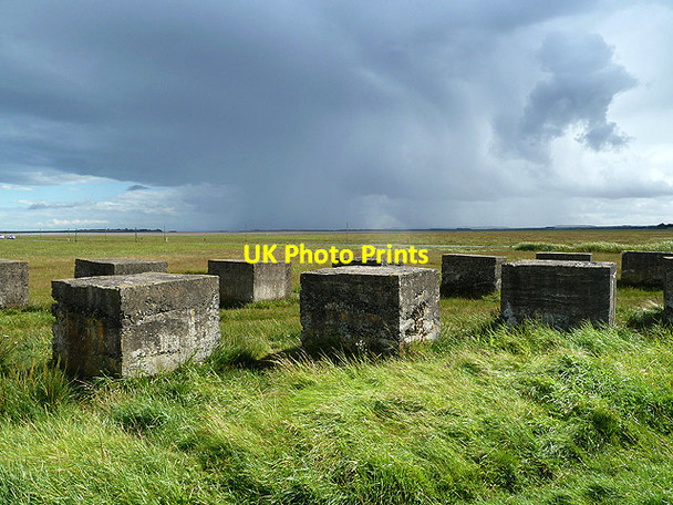 Photo 6"x4" World War 2 invasion defences Beal\/NU0642 c2012