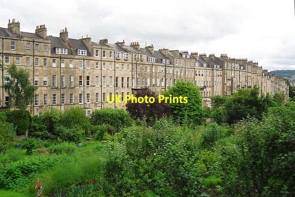 Photo 6"x4" View to the back of Marlborough Buildings Bath\/ST7464 c2012