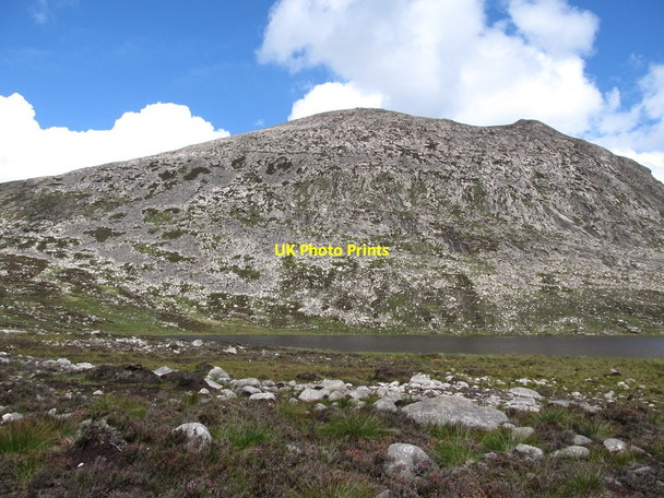 Photo 6"x4" The west face of Slievelamagan viewed across the Blue Lough Attical c2012