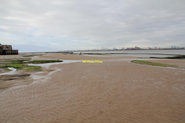 Photo 6"x4" New Brighton beach Bootle\/SJ3394 c2012