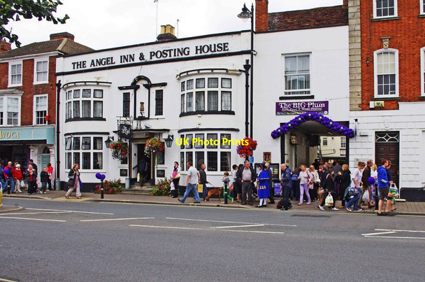 Photo 6"x4" Pershore Plum Fayre Day 2012 (1) - The Big Plum at the Angel Inn & Posting House Pershore c2012