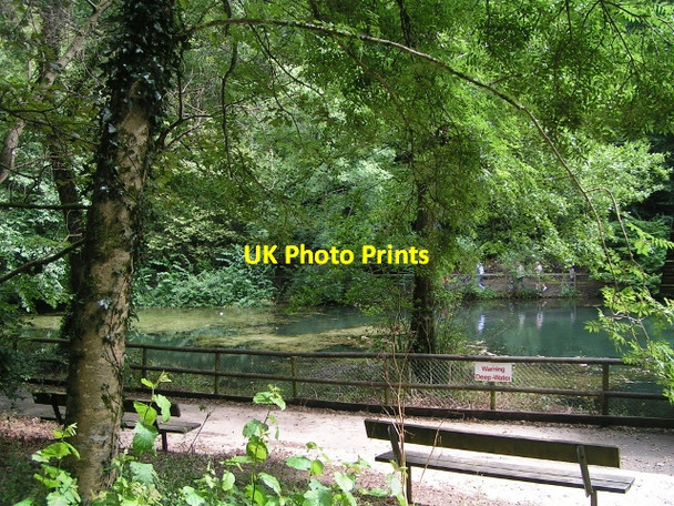 Photo 6"x4" Pond at Woodlands Leisure Park Blackawton c2012