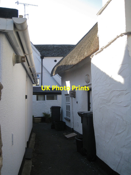 Photo 6"x4" Alley to the rear of Middle Street Teignmouth c2012