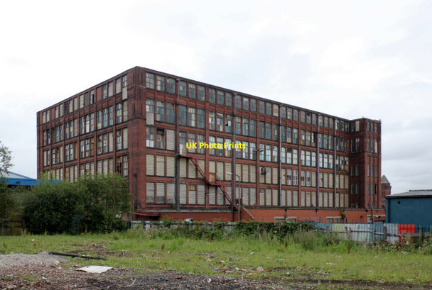 Photo 6"x4" Bolton Textile Mill No.2  Farnworth\/SD7305 c2012