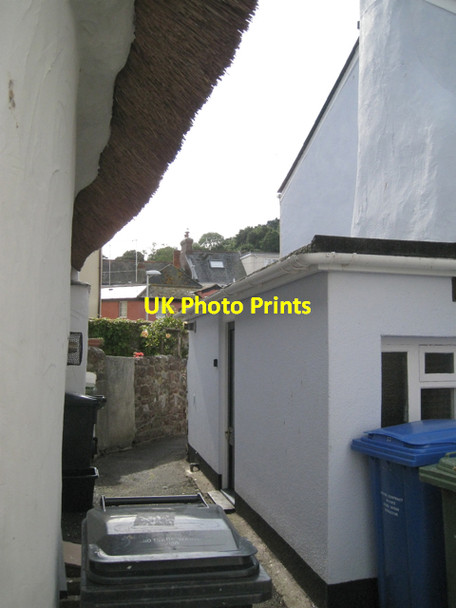 Photo 6"x4" Alley from Middle Street to Crown Square Teignmouth c2012
