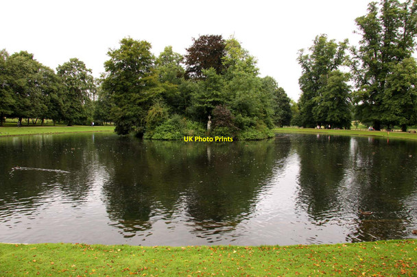 Photo 6"x4" The Oval Lake in Althorp Park Great Brington c2012