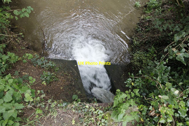 Photo 6"x4" Flowing from a culvert Abingdon c2012