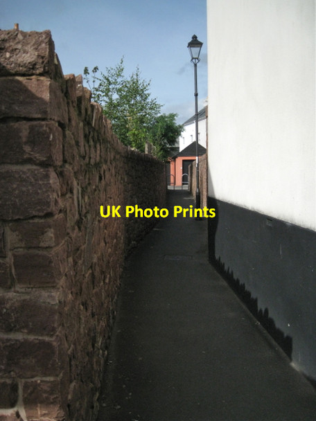 Photo 6"x4" Alley from Bridge Road to Shoreside Teignmouth c2012