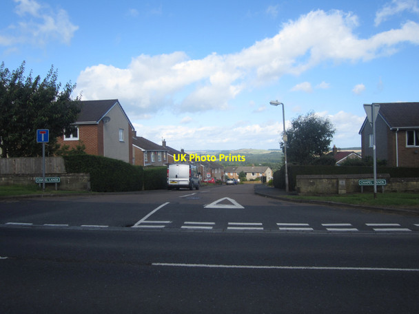 Photo 6"x4" Entrance to Chapel Lands Housing Estate, Alnwick Alnwick c2012