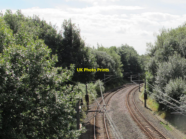 Photo 6"x4" Tram tracks leaving Bury terminus Bury\/SD8010 c2012